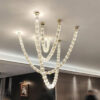 Gold Necklace Crystal Chandelier