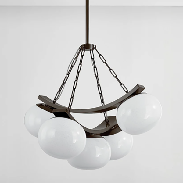 5 Lights Globe lustre - Imagem 2