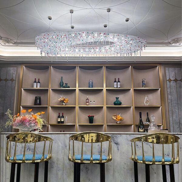 Luxury Bar Club Crystal Chandelier