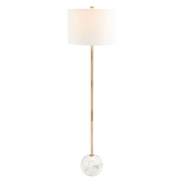 Lampu lantai dekoratif dasar marmer