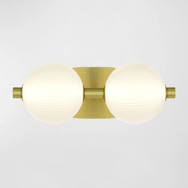 2 lampen Glazen badverlichting - Afbeelding 2