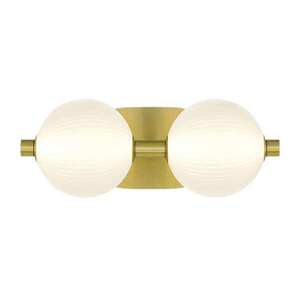 2 lampen Glazen badverlichting