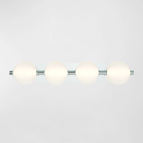 4 Işıklı Cam Banyo Lambası - Resim 3