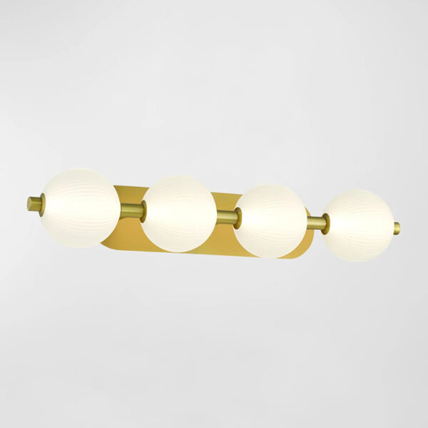 4 Işıklı Cam Banyo Lambası - Resim 7