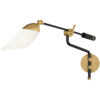 Adjustable Swing Arm Task Wall Light