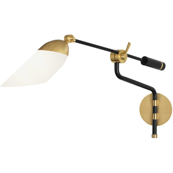 Verstelbare zwenkarm taakwandlamp
