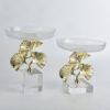 Ginkgo Leaf Decorated Fruit Plate