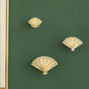 Brass Fan Wall Hooks