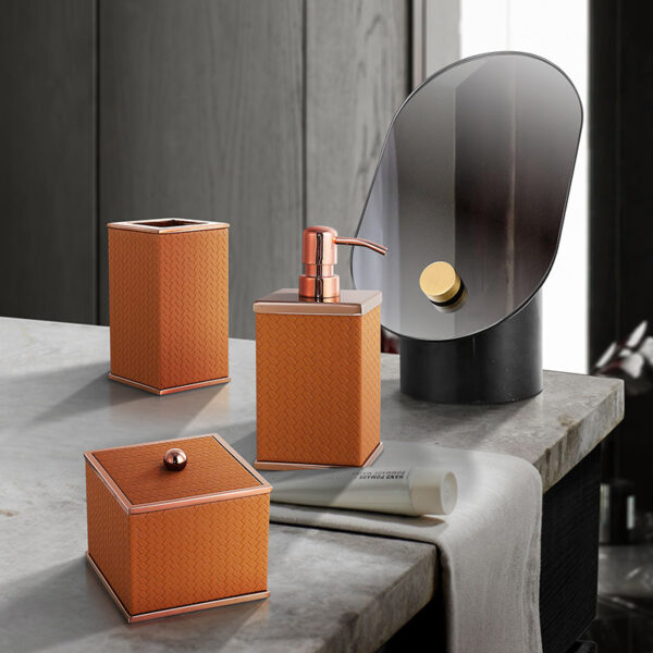 Orange Leather Bathroom Suites - Image 2