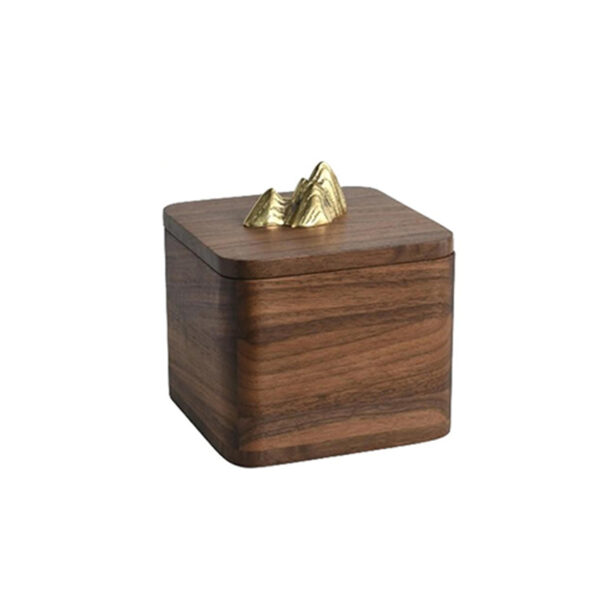 Caja de almacenamiento de nogal - Imagen 2