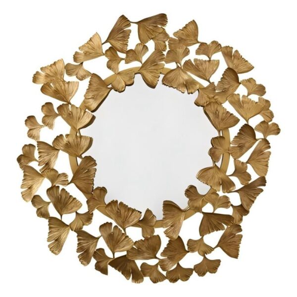 Ginkgo blad wandspiegel