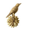 Brass Bird Curtain Hooks