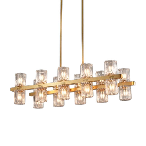 Lustres retangulares de design americano - Imagem 2