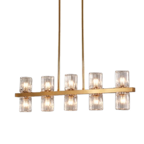 Lustres retangulares de design americano
