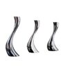 Chrome Ceramic Candle Holder