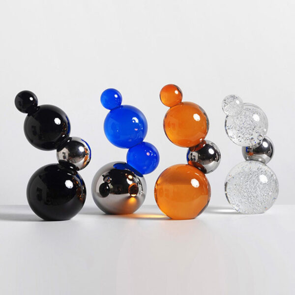 Crystal Snowman Ornament - Image 2