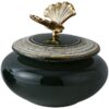 Green Ceramic Storage Box