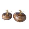 Brown Ceramic Storage Box