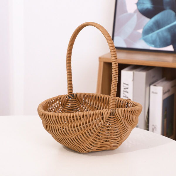 Panier de fleurs en osier - Image 4
