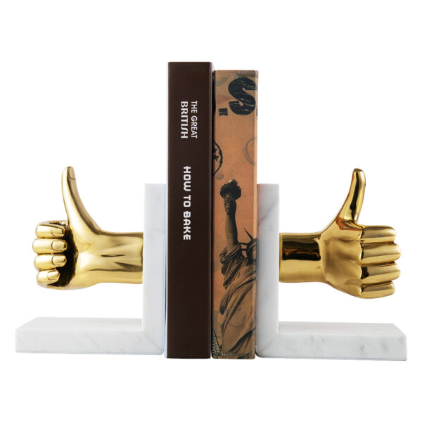Sujetalibros dorado para pulgar