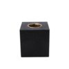 Black Leather Tissue Box