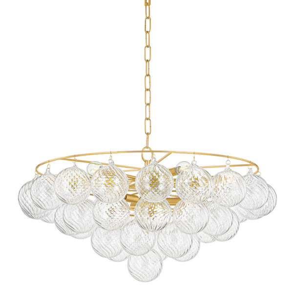 Modern Glass Bubble Ball Chandeliers - Image 3