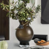 Brown Glass Vase