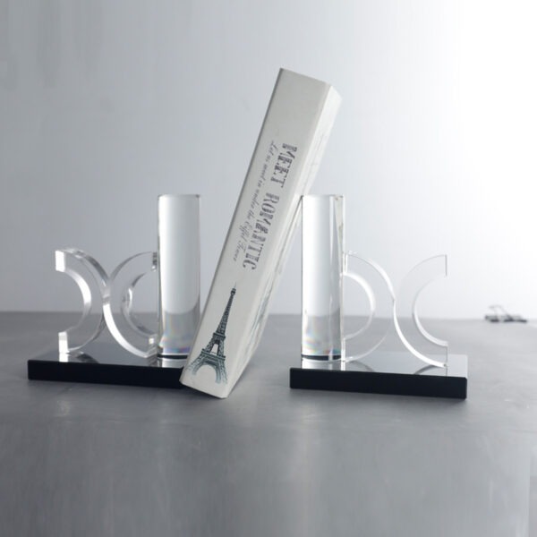 X Lettervorm Boekensteunen Kristal - Afbeelding 3