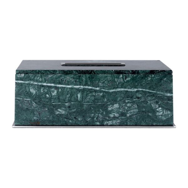 緑の大理石の組織ボックス