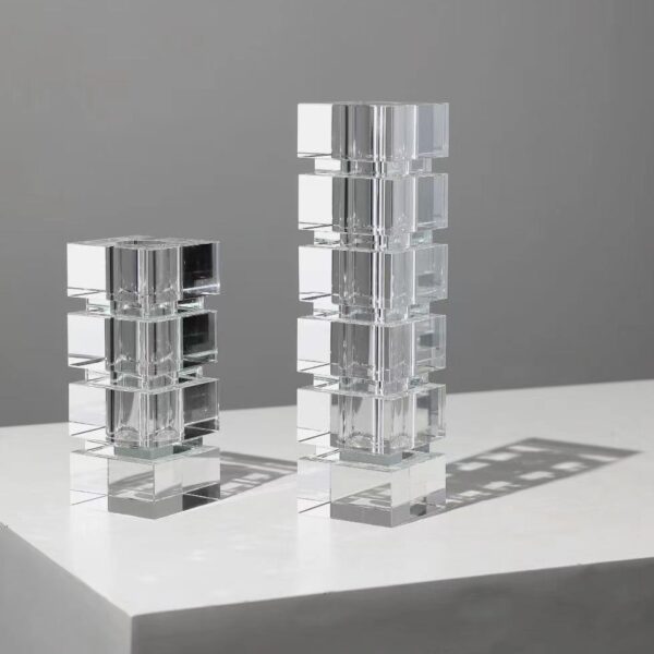אגרטל קריסטל שקוף - תמונה 4