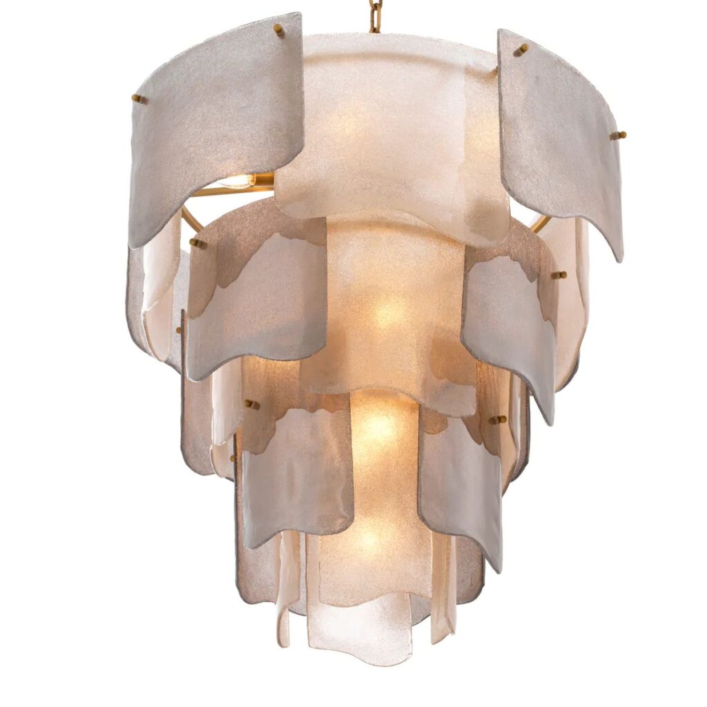 Clear Glass Round Chandelier - Image 7