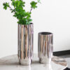 Straight Metal Aesthetic Vase
