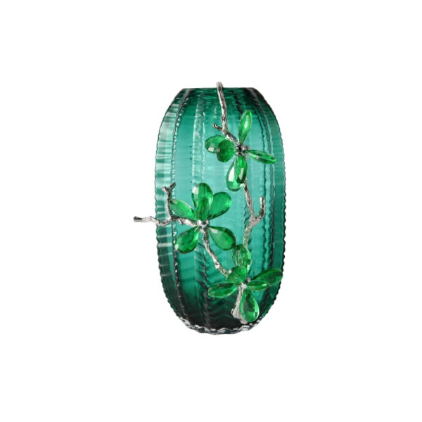 Prickly Pear Crystal Glass Vase - Image 2