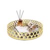 Round Golden Mirror Plate