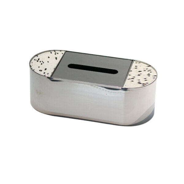 Kotak jaringan stainless steel oval