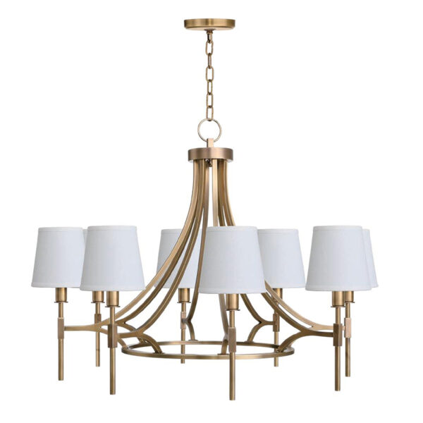 Lustre de decoração de 8 cabeças