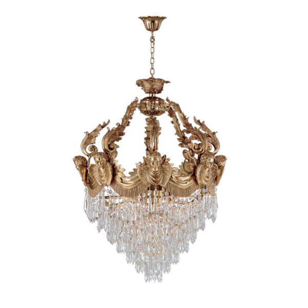 Lustre de cristal de luxo personalizado
