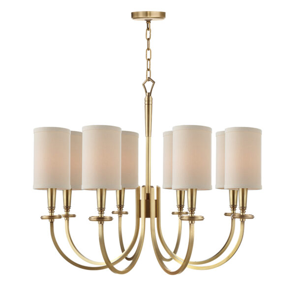 Custom Gold Brass Chandelier