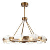 Solid Brass Agate Pendant Lamp