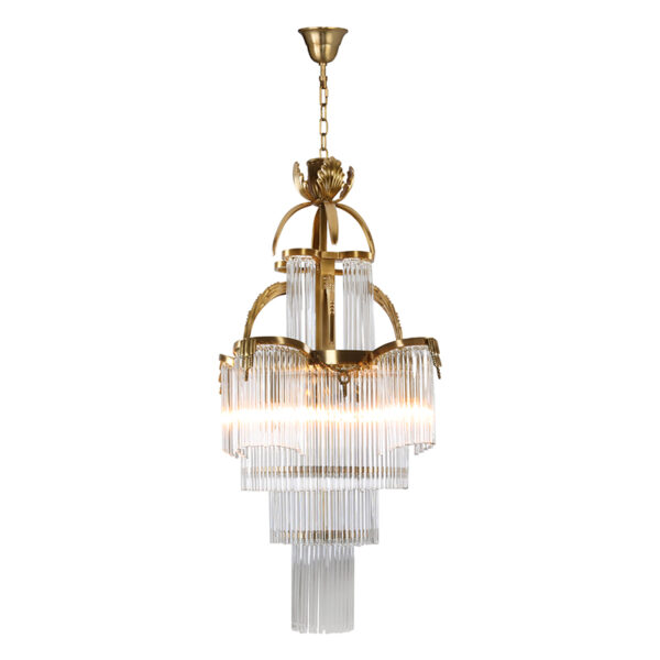 Lustre de vidro de hotel francês