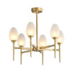 Nordic Modern Brass Chandelier