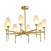 Nordic Modern Brass Chandelier