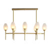 Nordic Modern Brass Chandelier