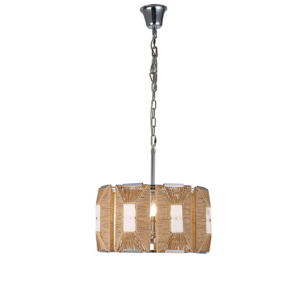 Creative Hemp Rope Chandelier - Image 2