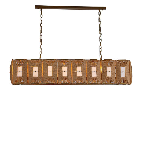 Creative Hemp Rope Chandelier - Image 4