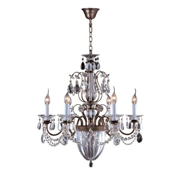 Lampadario di cristallo di lusso francese