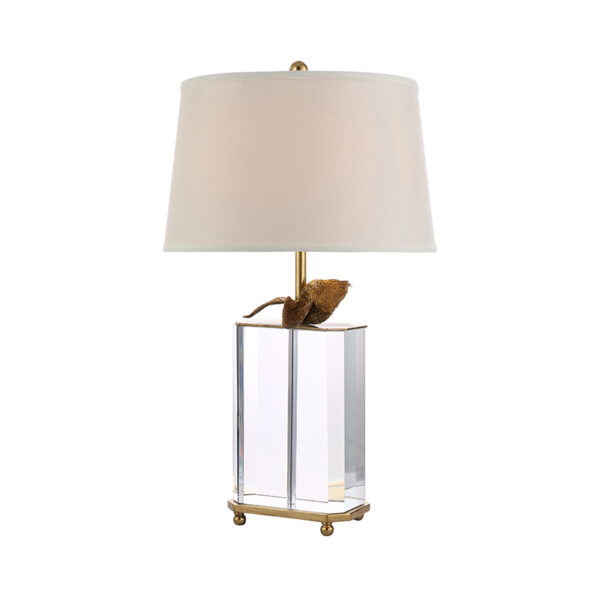 Lámpara de mesa de cristal de arte de moda