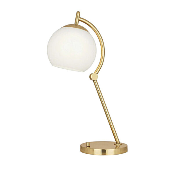Lampe de table de chevet en or
