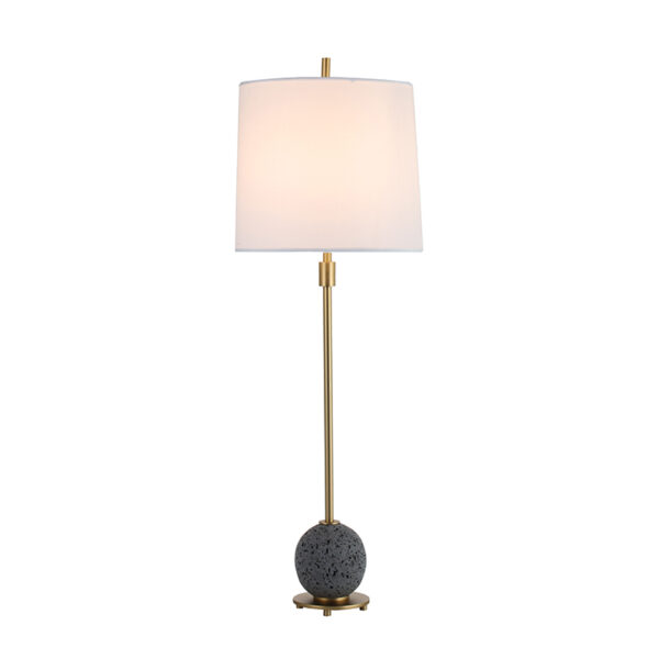 Lampe de table créative en travertin
