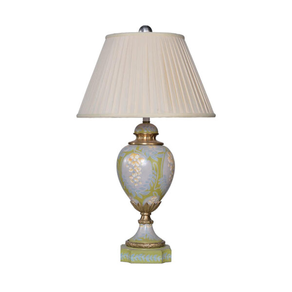 Lampada da tavolo in resina in ottone